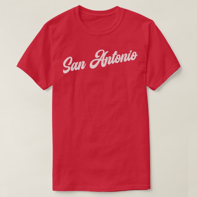 San Antonio Retro San Antonio Spurs T Shirt (Design framsida)