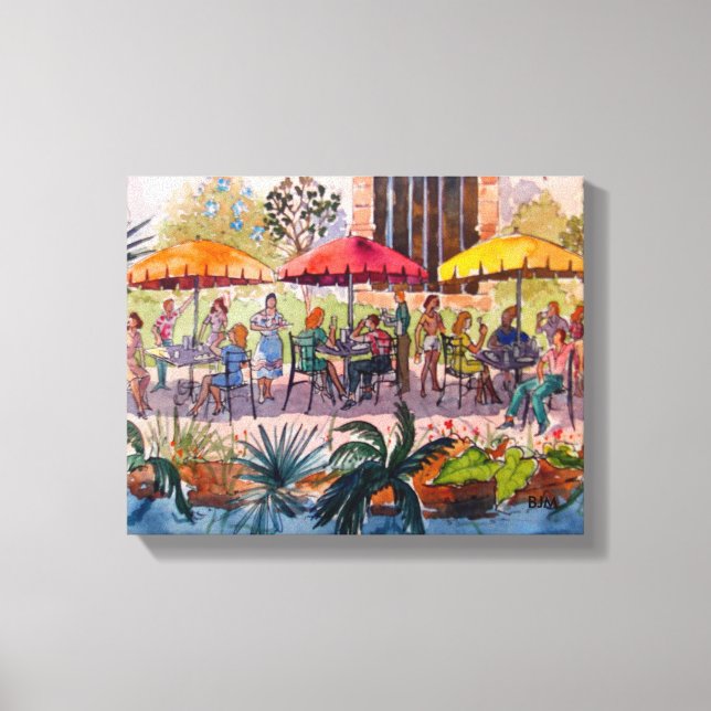 San Antonio River Walk Canvastryck (Framsida)