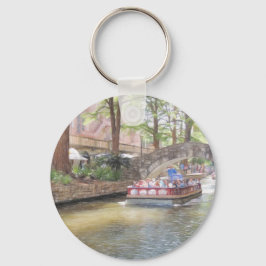 San Antonio River Walk Nyckelring