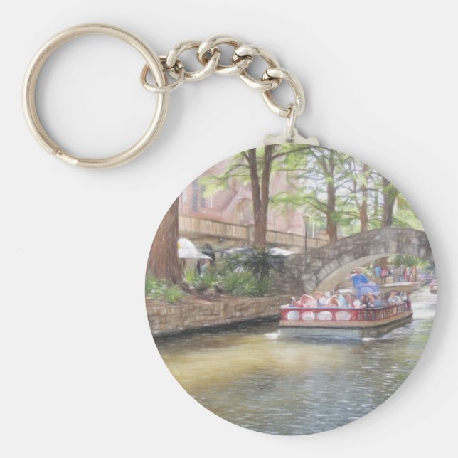 San Antonio River Walk Nyckelring (Framsidan)