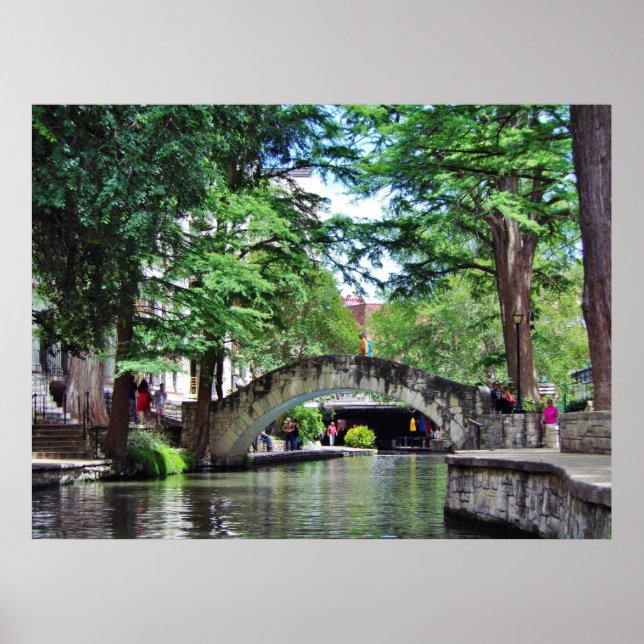 San Antonio River Walk Poster (Framsidan)