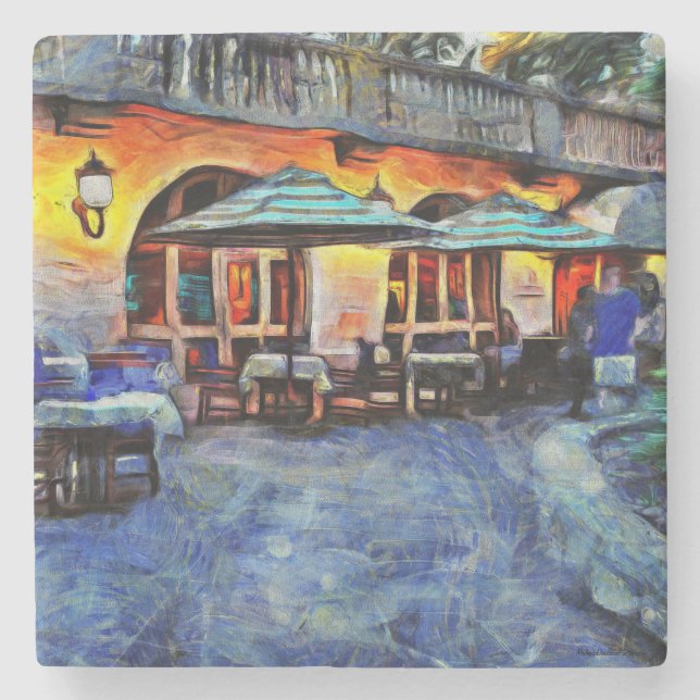 San Antonio Riverpromenstone underläggs Underlägg Sten (Framsidan)