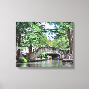 San Antonio Riverwald Canvastryck