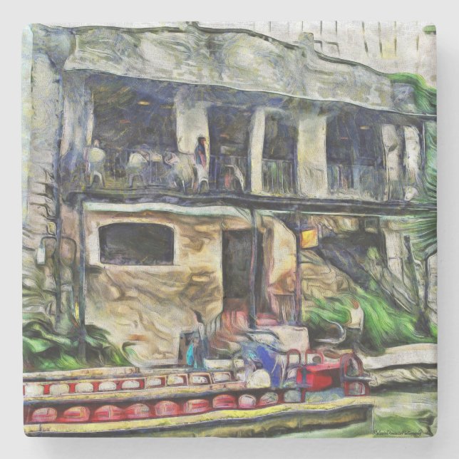 San Antonio Riverwaleserie Stenunderlägg (Framsidan)