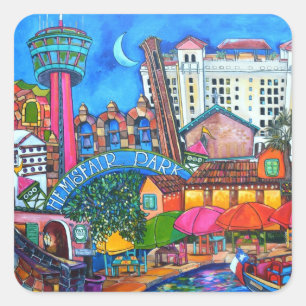 San Antonio Riverwalk klistermärke