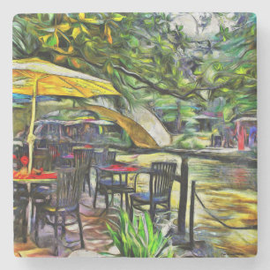 San Antonio Riverwalk stenunderlägg