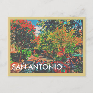 San Antonio Riverwalk Vykort
