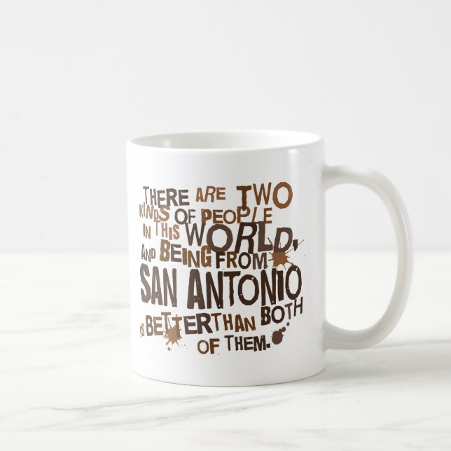 San Antonio (rolig) gåva Kaffemugg (Höger)