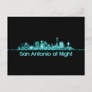 San Antonio Skyline Vykort