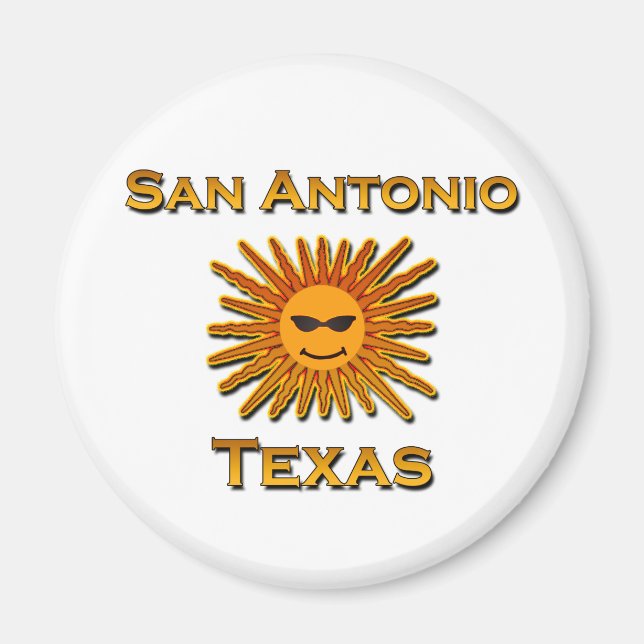 San Antonio Sol Icon Magnet (Framsidan)