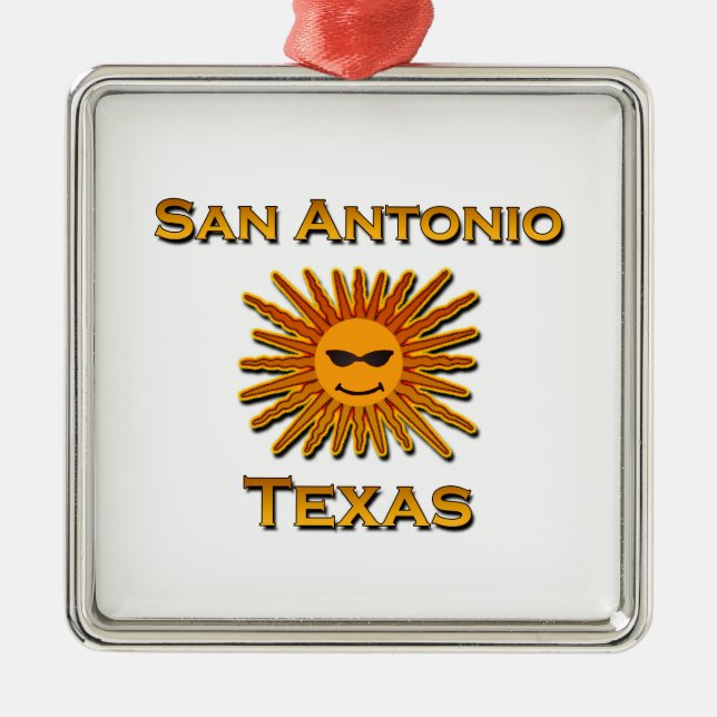 San Antonio solsymbol Julgransprydnad Metall (Framsidan)
