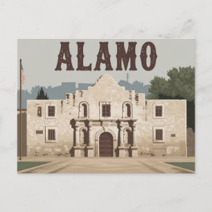 San Antonio, Texas, Alamo Vykort