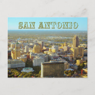 San Antonio, Texas - flygvy Vykort