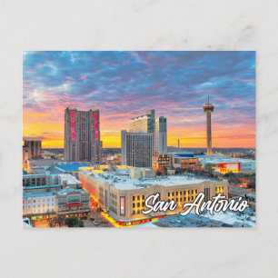 San Antonio, Texas, Förenade Stater Vykort