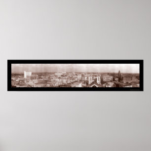 San Antonio Texas foto 1910 Poster