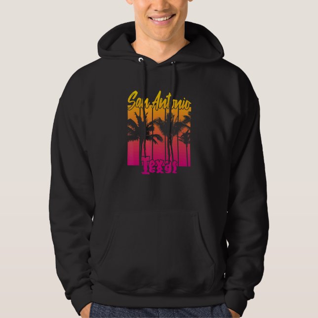 San Antonio Texas Hoodie (Framsida)
