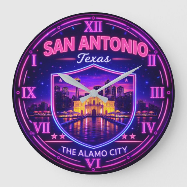 San Antonio Texas Landmark  Stor Klocka (Framsida)