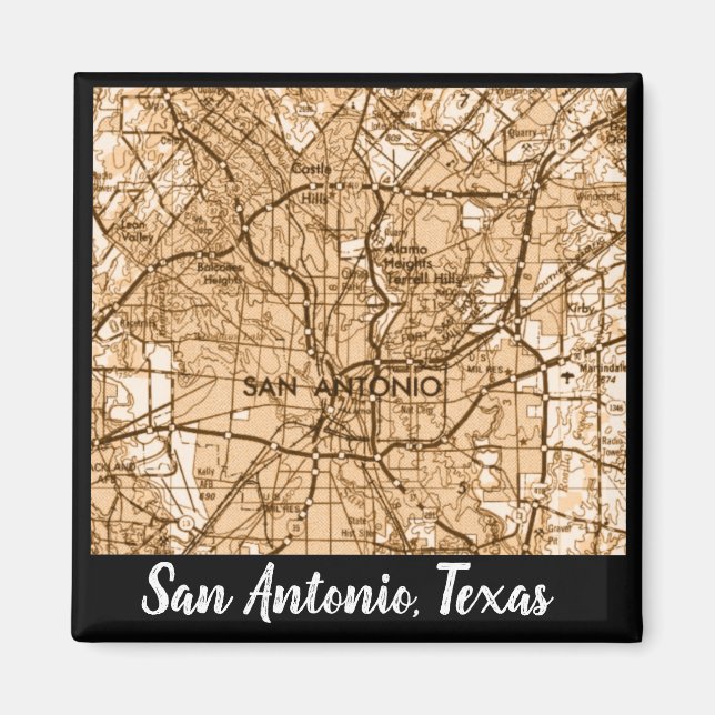 San Antonio Texas Magnet (Framsidan)