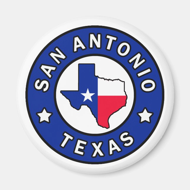 San Antonio Texas Magnet (Framsidan)