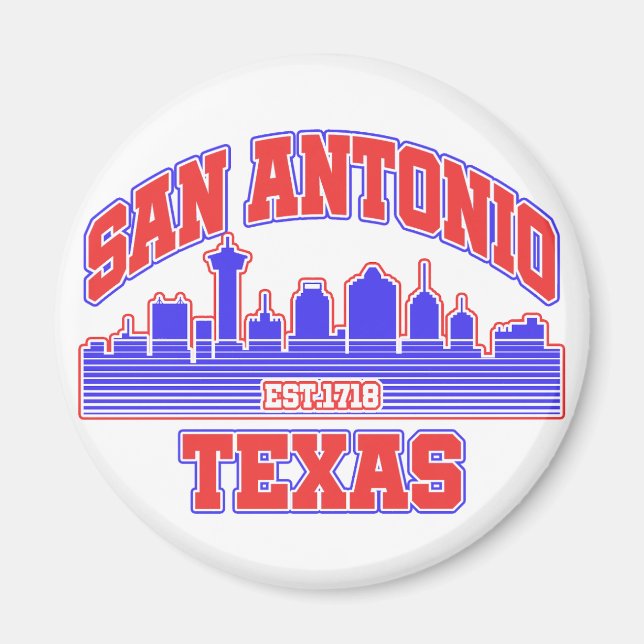 San Antonio,Texas Magnet (Framsidan)