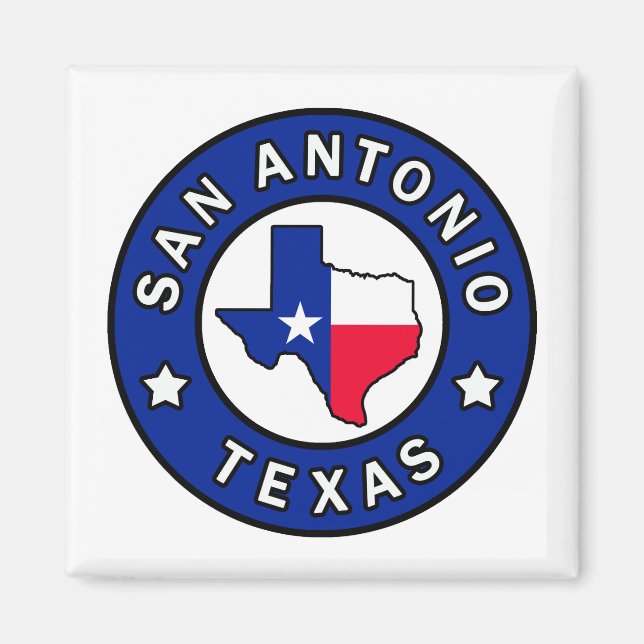 San Antonio Texas Magnet (Framsidan)