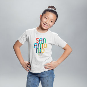 San Antonio Texas Mid Century, Pop Art. T Shirt