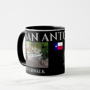 San Antonio Texas Panoramic Mugg