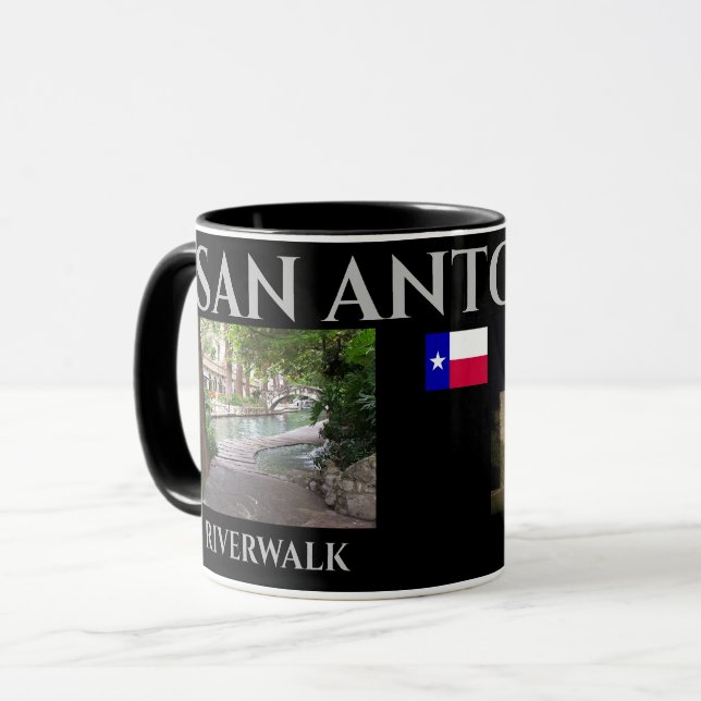 San Antonio Texas Panoramic Mugg (Framsida vänster)