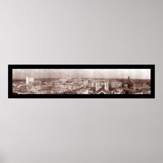 San Antonio Texas Photo 1910 Poster (Framsidan)