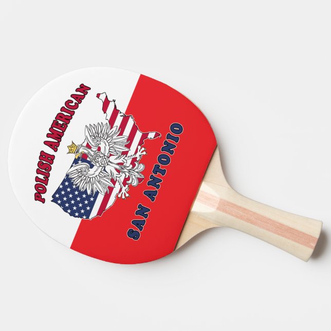 San Antonio Texas, polsk amerikan Pingisracket (Sidan)