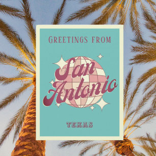 San Antonio Texas retro Postcard Vykort
