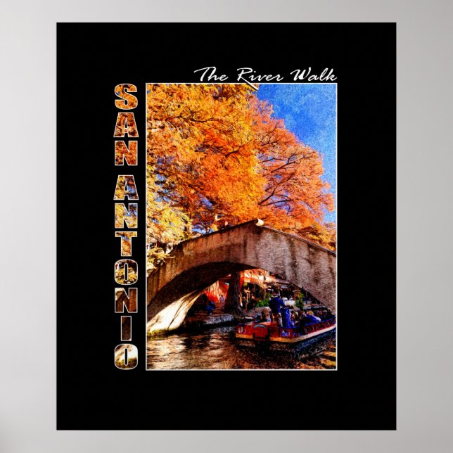 San Antonio, Texas: River Walk Bridge Poster (Framsidan)