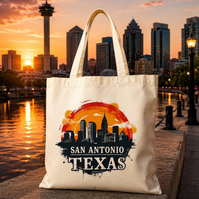 San Antonio Texas siluett Tygkasse (Skapare uppladdad)