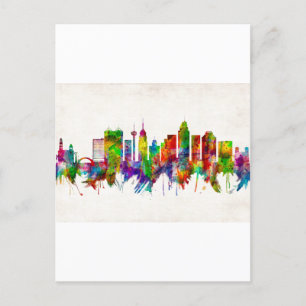 San Antonio Texas skyline Helg Vykort