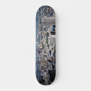 San Antonio Texas Skyline Mini Skateboard Bräda 18,7 Cm