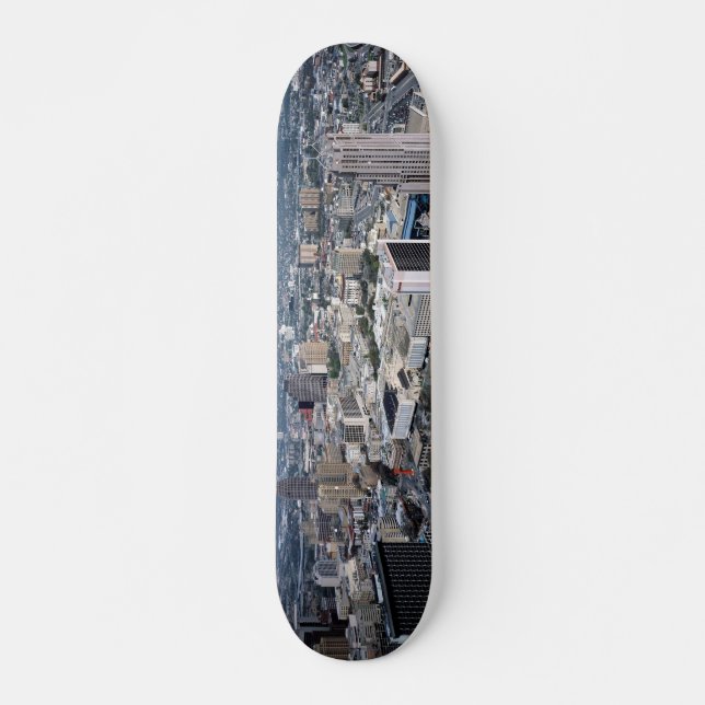 San Antonio Texas Skyline Mini Skateboard Bräda 18,7 Cm (Framsida)