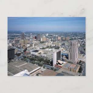 San Antonio Texas Skyline Vykort