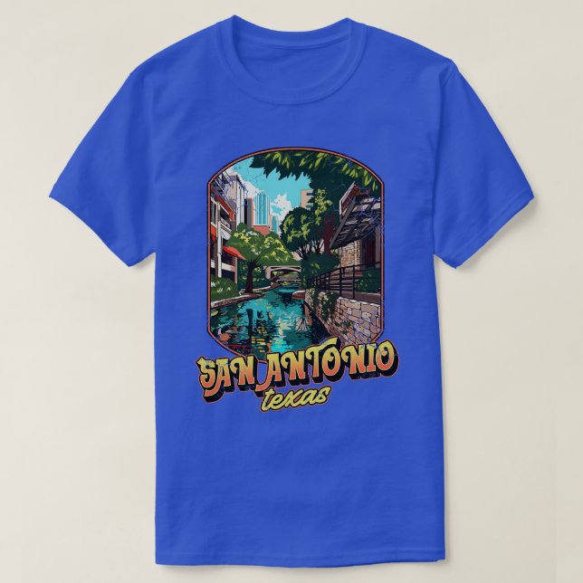 San Antonio Texas T Shirt (Design framsida)