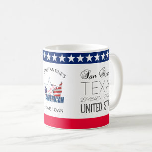 San Antonio, Texas, United Stater elegant Kaffemugg