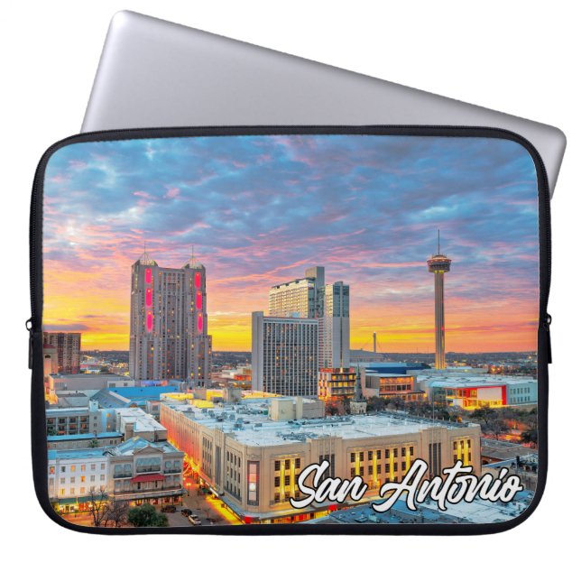 San Antonio, Texas, USA Laptop Fodral (Framsidan)
