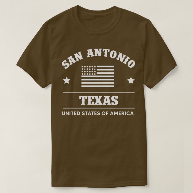 San Antonio Texas USA T Shirt (Design framsida)