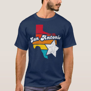 San Antonio Texas Vintage Distress Souvenir 2 T Shirt