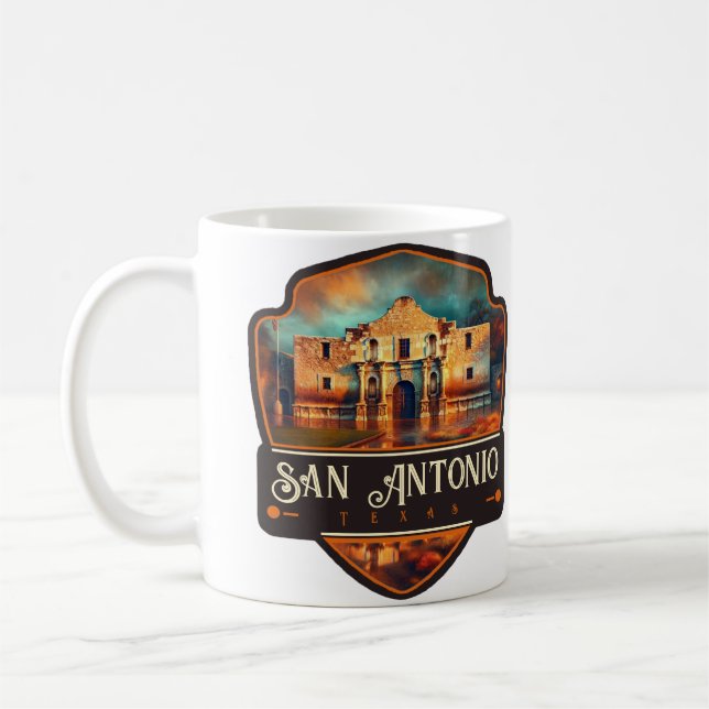 San Antonio, Texas | Vintage Kaffemugg (Vänster)
