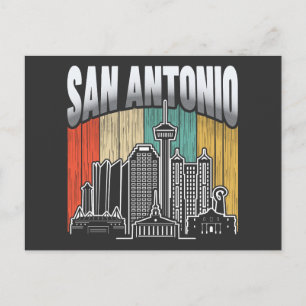 San Antonio Texas Vintage Vykort