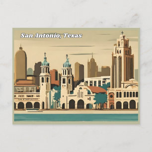 San Antonio, Texas Vykort