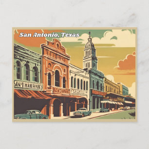 San Antonio, Texas Vykort