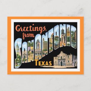 San Antonio Texas Vykort