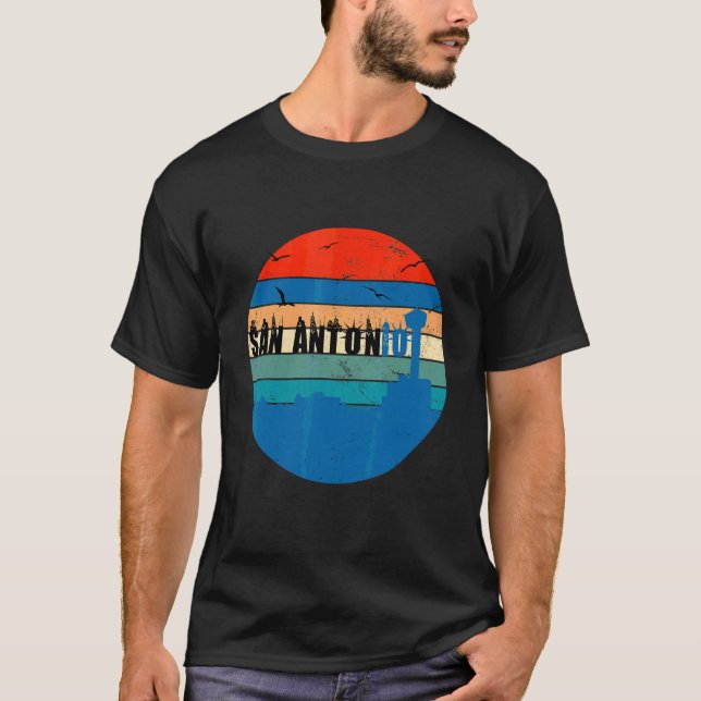 San Antonio Tx T Shirt (Framsida)