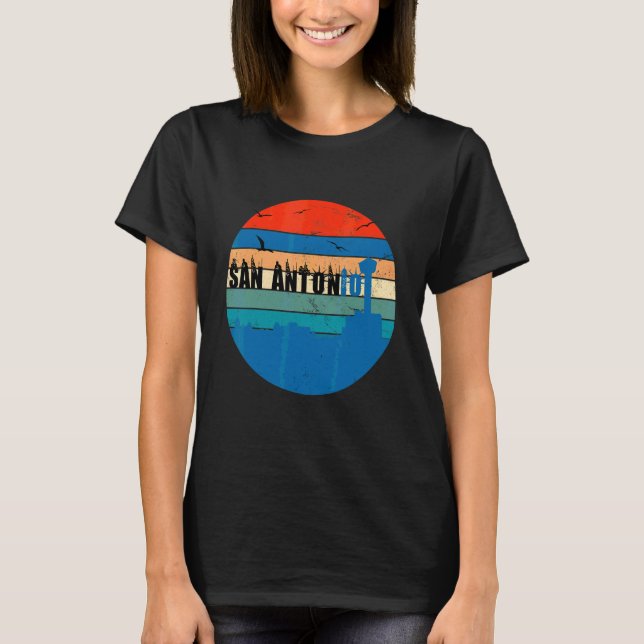 San Antonio Tx T Shirt (Framsida)