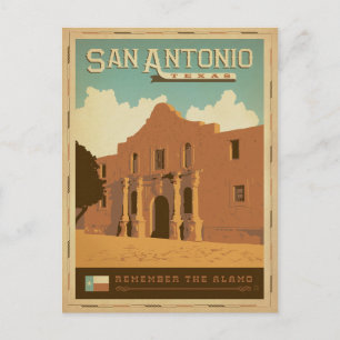 San Antonio, TX Vykort